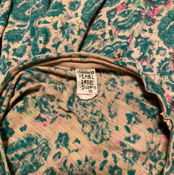 Magnolia Pearl Floral Blockprint Tee Dress, Demi OS - Picture 8 of 11